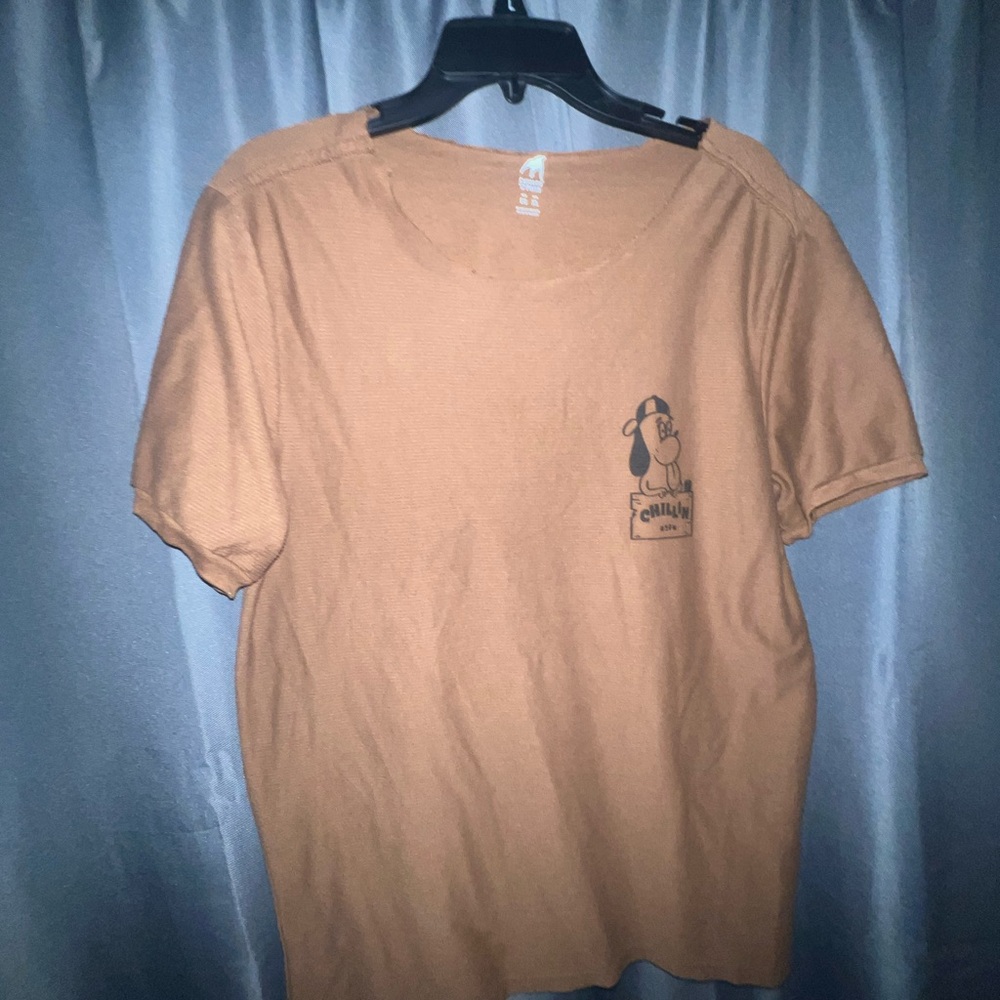 Chill Vibes Tan Graphic Tee